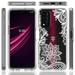 Allytech for T-Mobile Revvl V+ 5G Case and Cover Shock-Absorption Anti-Scratch Crystal Clear Soft TPU Bumper and Front PC Protective Case (NO Screen Protector) for T-Mobile V+ 5G White Mandala