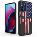 Duo Shield Slim Case for Moto G Stylus 5G (2022) (Rugged Impact Resistant Protection Armor Cover) - American Flag Skull