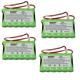 HQRP 4-Pack Batteries Compatible with Ademco Honeywell Lynx LYNXRCHKITHC LYNXRCHKIT-HC K5109 Security System