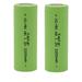 Kastar 2-Pack Ni-MH Battery 1.2V 2200mAh Replacement for Remington DA-307 Microscreen Electric Shaver AA Ni-MH Flat Top Industrial Rechargeable Cell AA Ni-CD Flat Top Industrial Rechargeable Cell