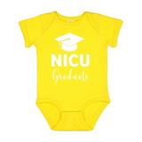 Inktastic Graduation Hat-nicu Graduate Boys or Girls Baby Bodysuit