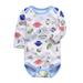 HAWEE Unisex Baby Cotton Long-sleeve Bodysuits Baby Boys Girls One Pieces Size 9-24 Month