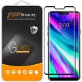(2 Pack) Designed for LG G8 ThinQ Tempered Glass Screen Protector (Full Cover) (3D Curved Glass) Anti