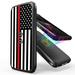 INFUZE Portable Charger for Google Pixel 7 Pro (Qi Wireless 10000 mAh External Battery 18W Power Delivery) - Thin Red Line Flag