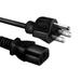 Omilik AC IN Power Cord Outlet Socket Cable Plug Lead for KRK Rokit 5 6 8 RP5G2 RP6G2 RPG2 RP8G2 Powered Monitor Speaker