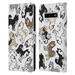 Head Case Designs Dog Breed Patterns Siberian Husky Leather Book Wallet Case Cover Compatible with Samsung Galaxy S10+ / S10 Plus