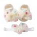 Infant Baby Girl Shoes Baby Bow Flats Princess Wedding Dress Shoes Crib Shoe for Newborns Infants Babies