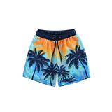 Toddler Casual Beach Swimwear Shorts Summer Boys Striped Print Swim Trunks Bottoms Kids Infant Beachwear Clothing