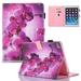 iPad 9.7 2018 2017 Case iPad Air 1 2 Case Allytech PU Leather Slim Fit Multi Angle Stand Auto Sleep Wake Smart Protective Smart Cover for Apple iPad 9.7 6th/5th Gen iPad Air 1 2 Purple Flower