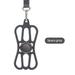 Phone Lanyard | Universal Cell Phone Lanyard Case Around the Neck Finger Ring Holder Stand | Perfect iPhone & Most Smart Phones | Fits & Holds 4 6.5 Cell Phones - Black