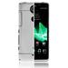 Skinomi Carbon Fiber Silver Skin+Screen Protector for Sony Xperia TL TL30AT