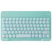 OAVQHLG3B Bluetooth Keyboard Color Backplane Keyboard Round Cap Keyboard Portable Mini BT Wireless Keyboard For Android Windows PC Tablet