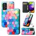 Case for Samsung Galaxy A51 Case Galaxy A51 5G Case Wallet Case PU Leather and Hard PC RFID Blocking Slim Durable Protective Phone Case Cover For Samsung Galaxy A51 5G Rainbow Cube