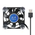 Suzicca 5cm Mobile Phone Heat Dissipation Fan Smartphone Tablet Radiator Mini Portable Design Fast Cooling with 4 Suction Cups