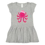 Inktastic Octopus Ocean Sea Creature Girls Girls Toddler Dress