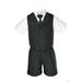 Black Boy Infant & Toddler Formal Eton Easter Vest Shorts Suit S M L XL 2T 3T 4T