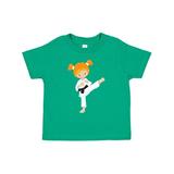 Inktastic Karate Girl Cute Girl Orange Hair Black Belt Girls Toddler T-Shirt