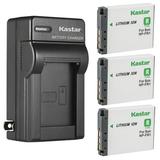 Kastar 3-Pack Battery and AC Wall Charger Replacement for Sony Cyber-Shot DSC-P100/L Cyber-Shot DSC-P100/LJ Cyber-Shot DSC-P100PP Cyber-Shot DSC-P100/R Cyber-Shot DSC-P100/S Cyber-Shot DSC-P120