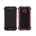 New Ballistic Motorola Moto E Pink Black Tough Jacket SG Shell Gel Cover Case