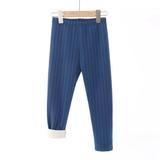 TAIAOJING Kids Toddler Girls Boys Solid Ribbed Spring Winter Long Pants Warm Thick Trousers Clothes Fall Outfit 3-4 Years