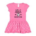 Inktastic Future Soccer Star Girls Toddler Dress