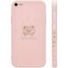 Compatible with iPhone 7/8/SE 2020/2022 Case Cute Painted Design Brown Bear with Cheeks for Women Girls Fashion Slim Soft Flexible TPU Rubber for iPhone 7/8/SE 2020/2022-Beige