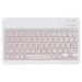 Anself 10-inch Wireless Bluetooth Keyboard Colorful Rechargeable Bluetooth Keyboard for Laptop Desktop PC Tablet