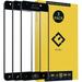 CENTAURUS Galaxy J7 2018 Screen Protector-(3 Pack) Ultra-Thin Full Coverage Black Tempered Glass Protective Film Compatible with Samsung Galaxy J7 2018 J737/J7 V/J7 Refine/ J7 Crown /J7 Star/J7 Aero