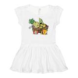 Inktastic Zombie Fruit Gift Basket Girls Baby Dress