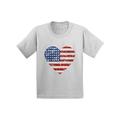Awkward Styles American Flag Heart Infany Shirt USA Heart Shirts for Baby America Tshirt for Baby Boy 4th of July Shirt for Baby Girl Kids Patriotic Tshirt Cute Independence Day Gifts USA Baby Gifts