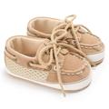 Infant Boys Canvas Sneaker Soft Bottom Non-slip Stitching Straps First Walkers Crib Shoes for Baby