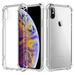 TTECH iPhone XS Max Protective Case for Apple iPhone XS Max Crystal Clear Shock Absorption Technology Bumper Soft TPU Cover Case For iPhone XS (2018) - Clear
