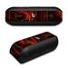 Skin Decal For Beats By Dr. Dre Beats Pill Plus / Abstract Red Metal