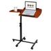 OneSpace 50-JN01 Angle and Height Adjustable Mobile Laptop Computer Desk Dual Surface