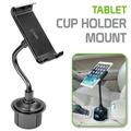 Heavy Duty Tablet Smartphone Cup Holder Mount With 360 Degree Rotation By Cellet