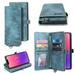 Wallet Case Compatible with IPhone 13 Mini 2 in 1 Wallet Protective Flip Cover with Detachable Magnetic Wallet PU Leather Wallet with Lanyard 12 Card Slots