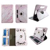 Pink Marble tablet case 7 inch for RCA Voyager 2 7 7inch android tablet cases 360 rotating slim folio stand protector pu leather cover travel e-reader cash slots