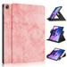 Dteck Case for Lenovo Tab M10 Plus 10.6 (3rd Gen) 2022 Premium PU Leather Folding Stand Cover with Auto Wake&Sleep Rotating for Lenovo Tab M10 Plus 3 Generation 10.6 Inch Tablet Pink