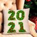 PhoneSoap 2021 New Year Merry Christmas Linen Sofa Cushion Cover Home Decor Pillow Cover Pillow Cases Standard Size Cotton F