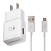 Adaptive Fast Wall Adapter Micro USB Charger for Samsung Galaxy Young 2 Bundled with UrbanX Micro USB Cable Cord 10ft Super Fast Charging Kit - White