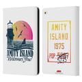 Head Case Designs Officially Licensed Jaws I Key Art Amity Island Leather Book Wallet Case Cover Compatible with Apple iPad Air 2 (2014)