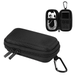 AGPTEK MP3 Player Case with Double Zipper Portable Metal Clip Black