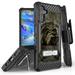 Tri Shield Rugged Cover + Hoslter Designed For Samsung Galaxy A13 5G Case Black/Black