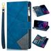 Case for Google Pixel 6 Pro 5G 2021 Allytech Premium PU Leather Stand Removable Hand Strap Zipper Wallet [9 Card Slots] Magnetic Closure Full Protective Case for Google Pixel 6 Pro (6.7 2021) Blue