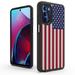 Duo Shield Slim Case for Moto G Stylus 5G (2022) (Rugged Impact Resistant Protection Armor Cover) - American USA Flag