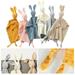 1PC Soft Newborn Baby Dolls Toy Cartoon Sleeping Soothing Teether Towel Bibs Cotton Muslin Quilt Blankets