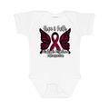 Inktastic Multiple Myeloma Cancer Awareness Hope & Faith with Butterfly Ribbon Boys or Girls Baby Bodysuit