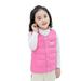 TAIAOJING Toddler Cute Jacket Child Kids Baby Boys Girls Cute Cartoon Animals Letter Sleeveless Winter Solid Coats Vest Outer Outwear Outfits Clothes Warm Outwear 4-5 Years
