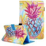 Allytech Samsung Galaxy Tab A 7.0 Case SM-T280 Case Galaxy Tab A 7.0 2016 Case Folio Flip PU Leather Wallet Stand Cover for Samsung Galaxy Tab A 7.0 Inch Tablet 2016 Release Pineapple