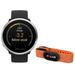 Polar Ignite GPS Fitness Watch (Small Black/Silver) with Polar H10 Heart Rate Sensor and Fitness Tracker - Orange - M-XXL